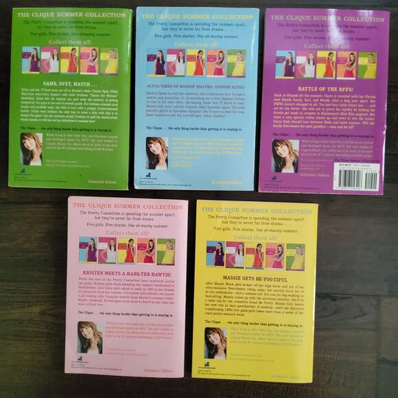 The Clique Summer Collection 5 Book Set by Lisi Harrison Five Girls Five Stories - Picture 7 of 12
